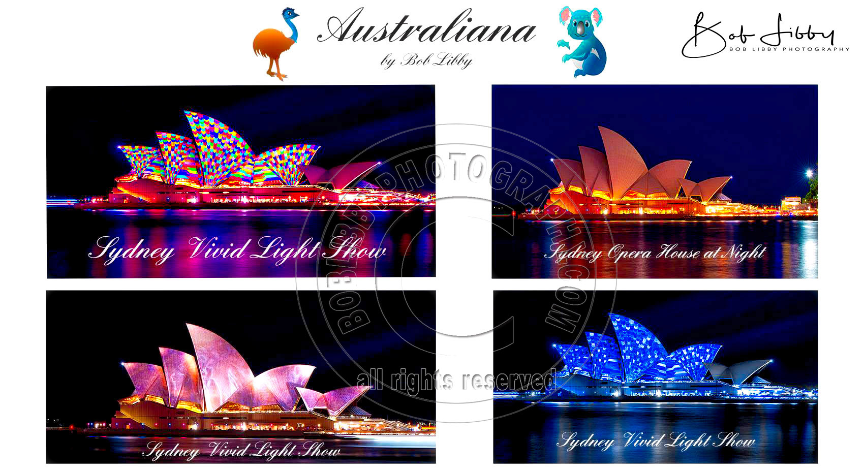 Vivid Light Show Sydney Opera House